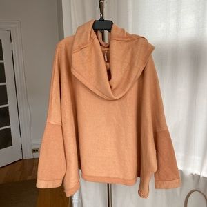 Free People Orange Sweatshirt